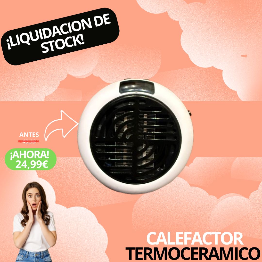 Calefactor termocerámico portatil