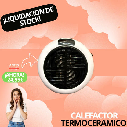 Calefactor termocerámico portatil
