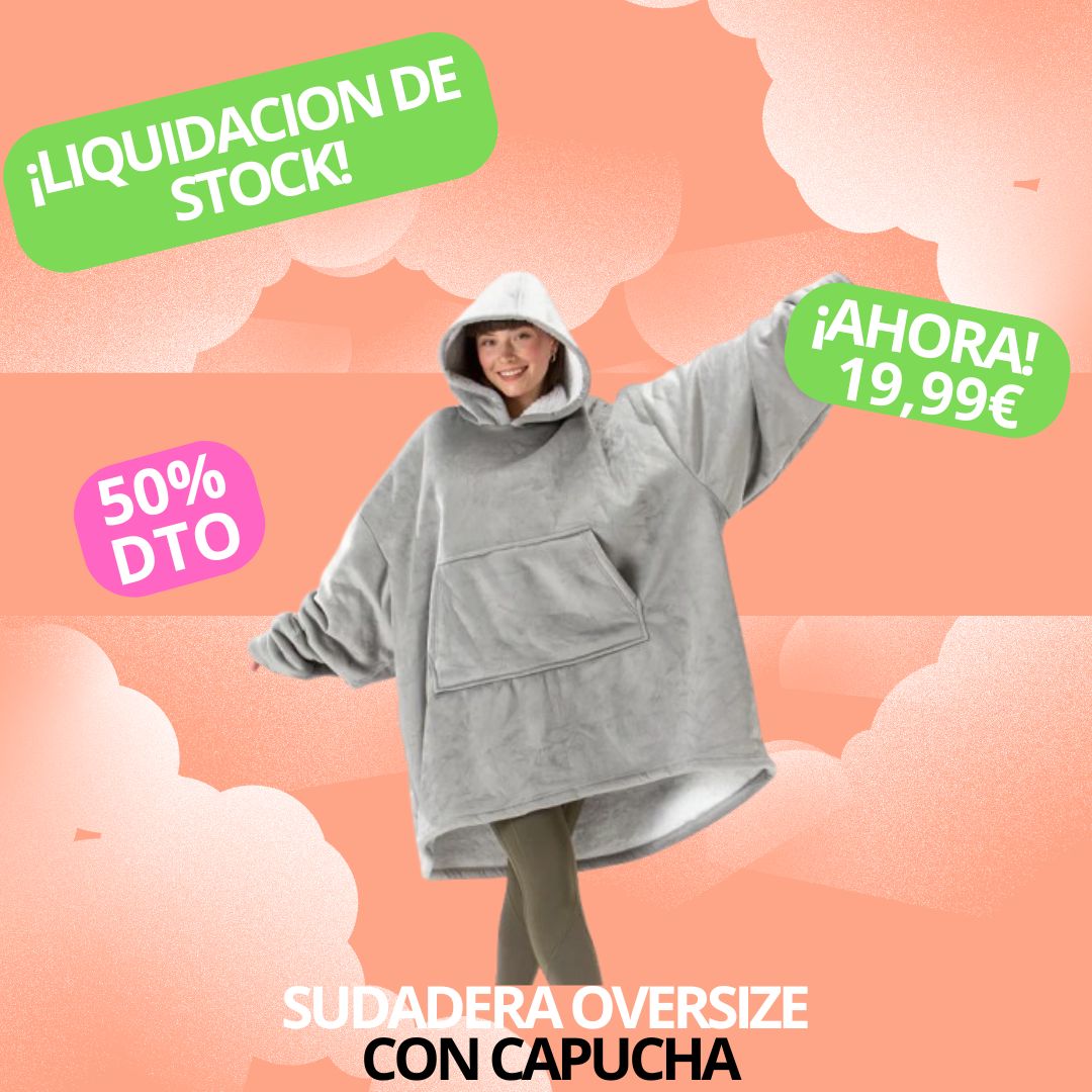 Sudadera Oversize Con Capucha
